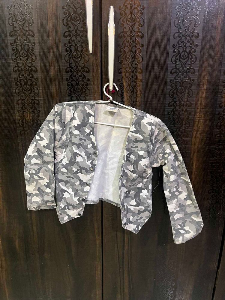 Cool Camo Print Jacket