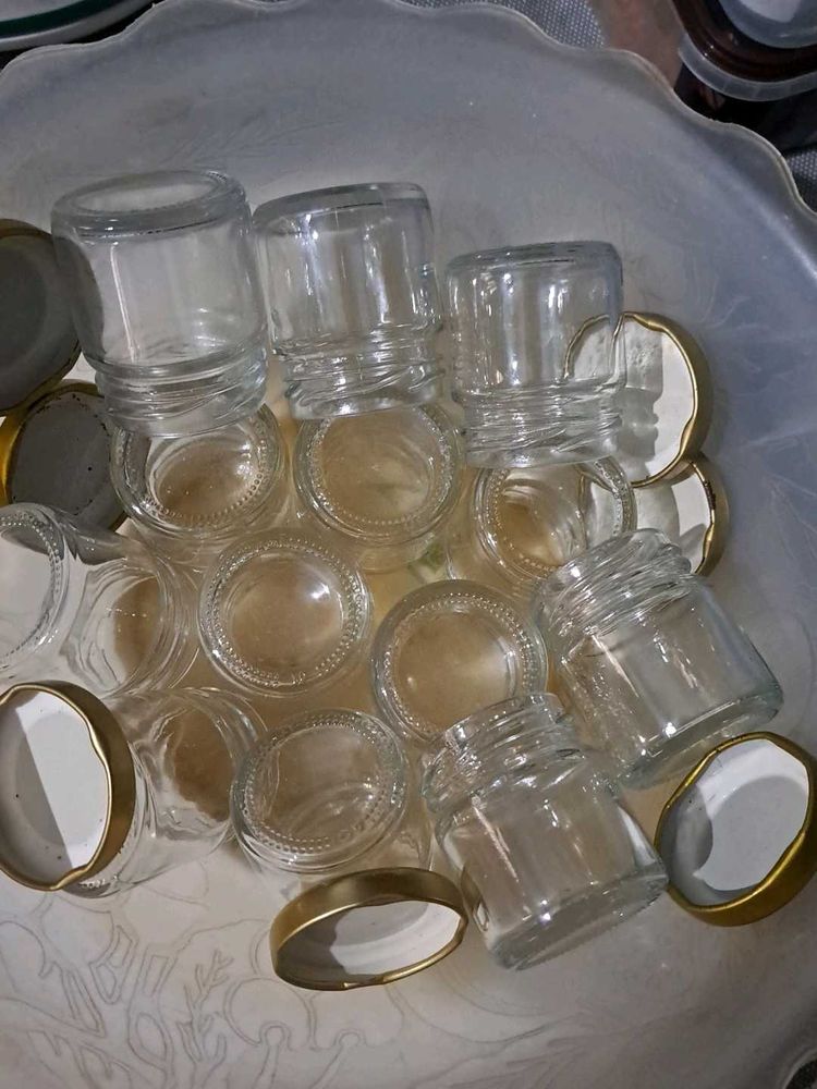 Small Glass Jars 20 Pieces
