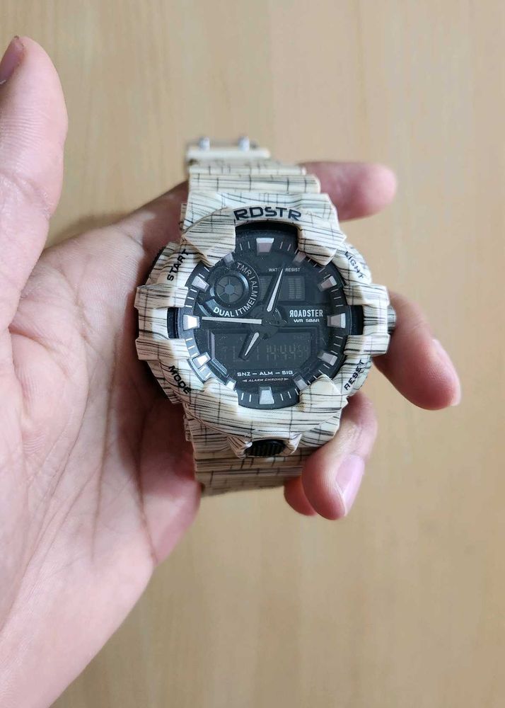 RDSTR Stylish Analog-Digital Watch