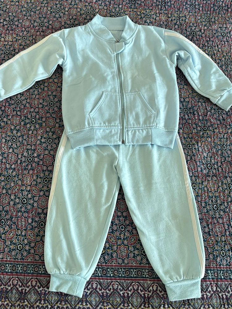 Cute Kids Blue Tracksuit