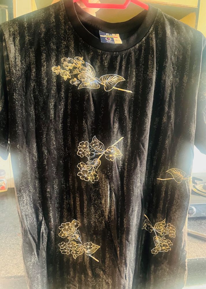 Vintage Floral Print T-Shirt