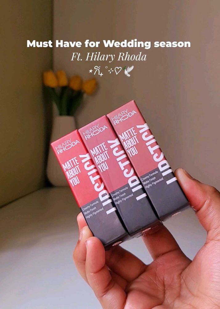 Hilary Rhoda Matte About You Lipsticks