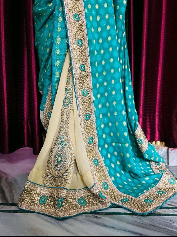 2 Shade, Heavy Saree