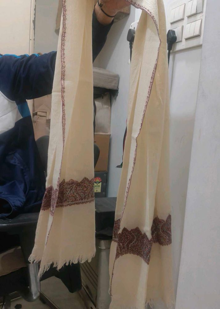 warm Elegant Embroidered Scarf