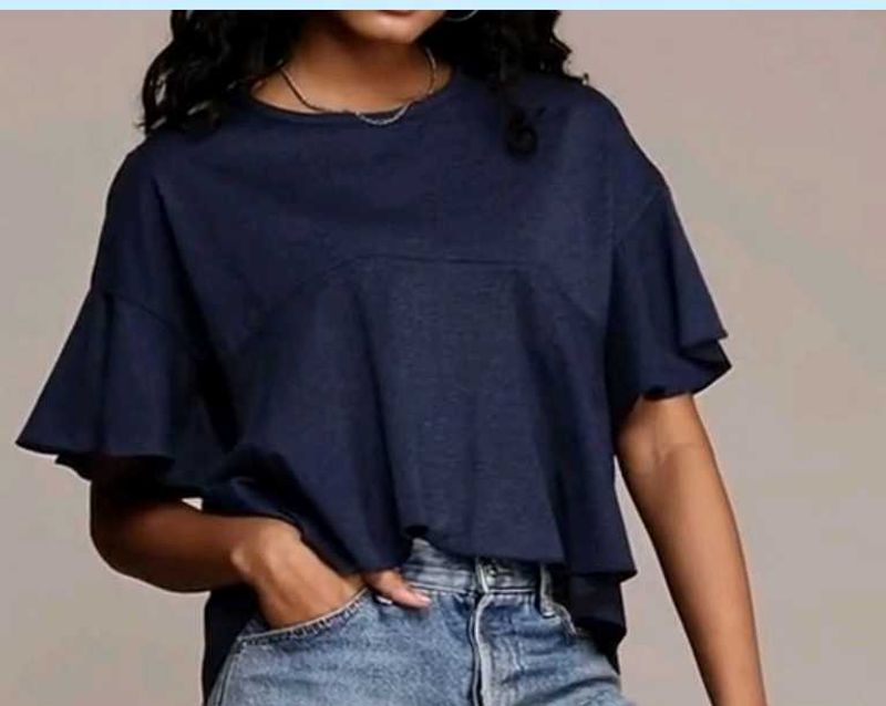Stylish Navy Blue Top