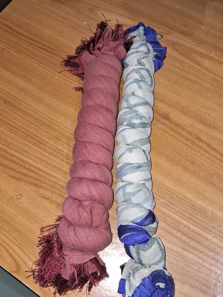 Elegant Dupatta Set 🤎💙🤍