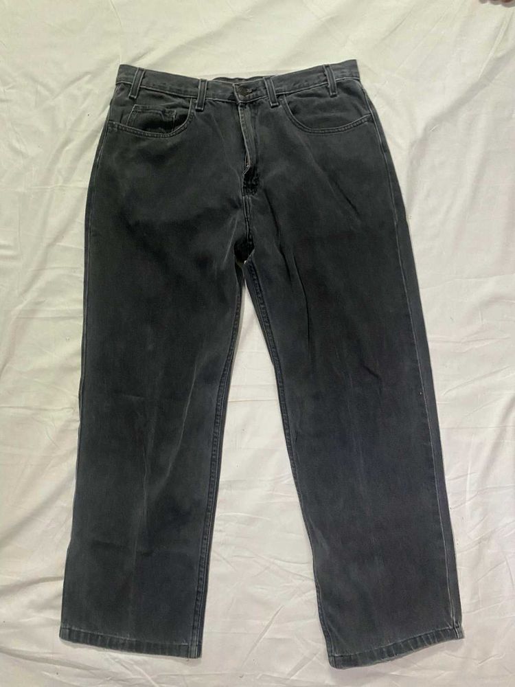 authentic Kirkland grey baggy jeans