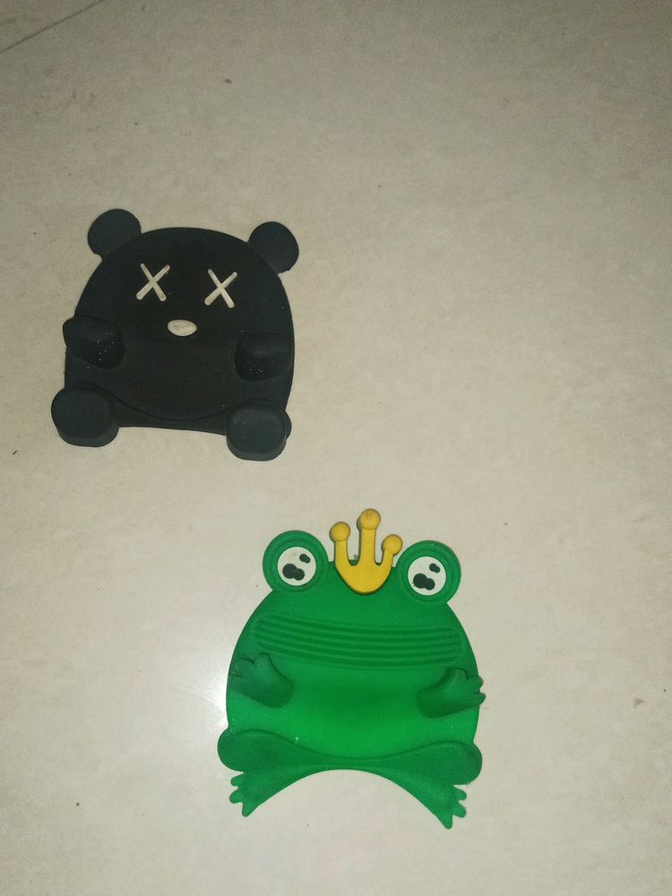 Cute Rubber Mobile Stand Holder