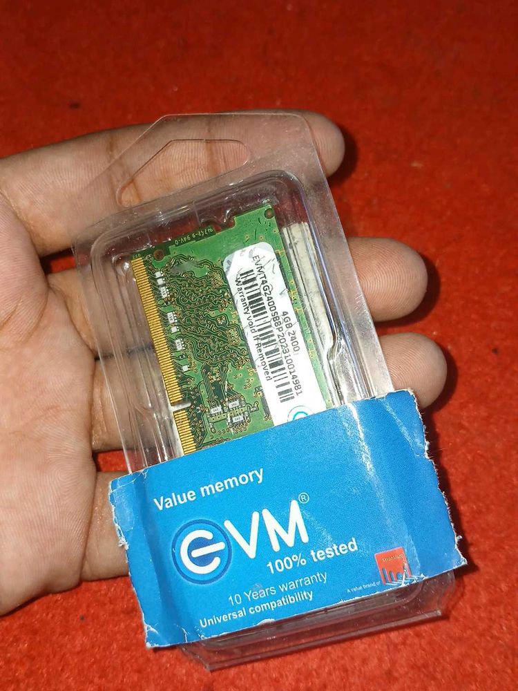 New EVM 4GB DDR4 2400MHz RAM FOR LAPTOP✨️🥳
