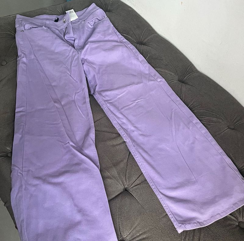H&amp;M Wide Twill Trousers