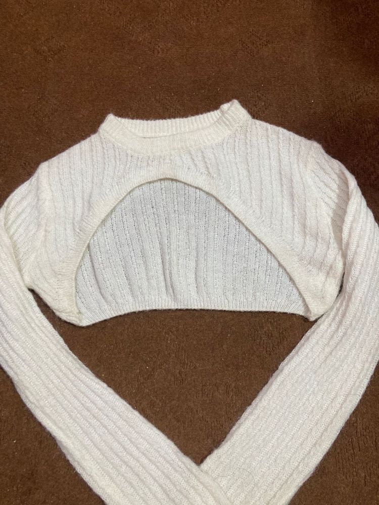 Cropped Knit Shrug