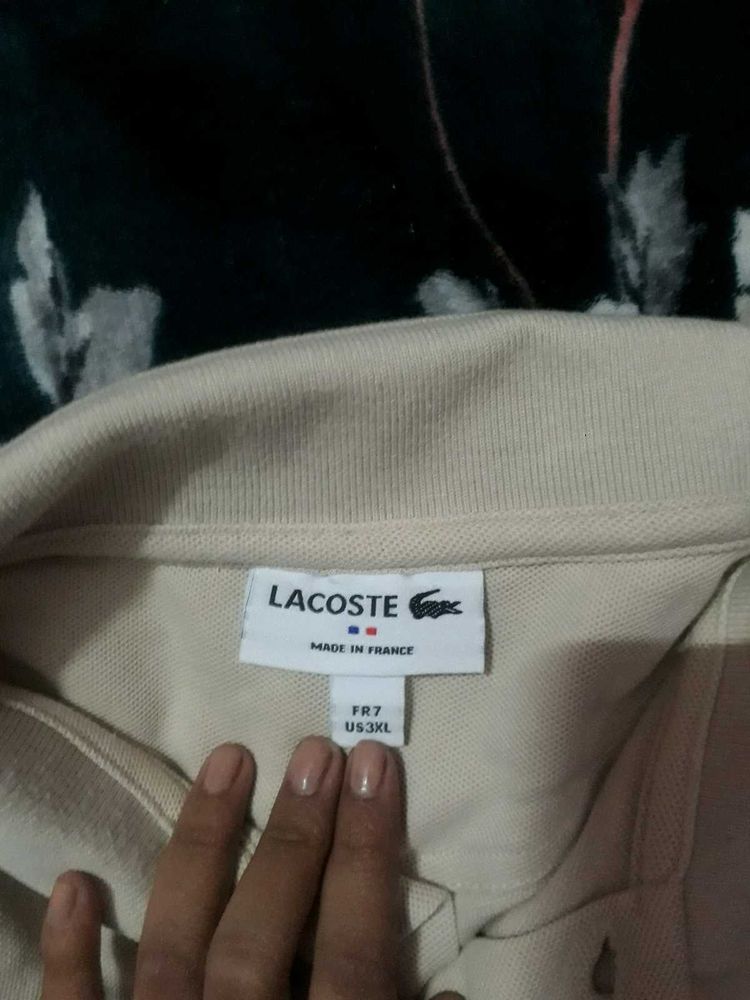 Lacoste Beige Polo Shirt