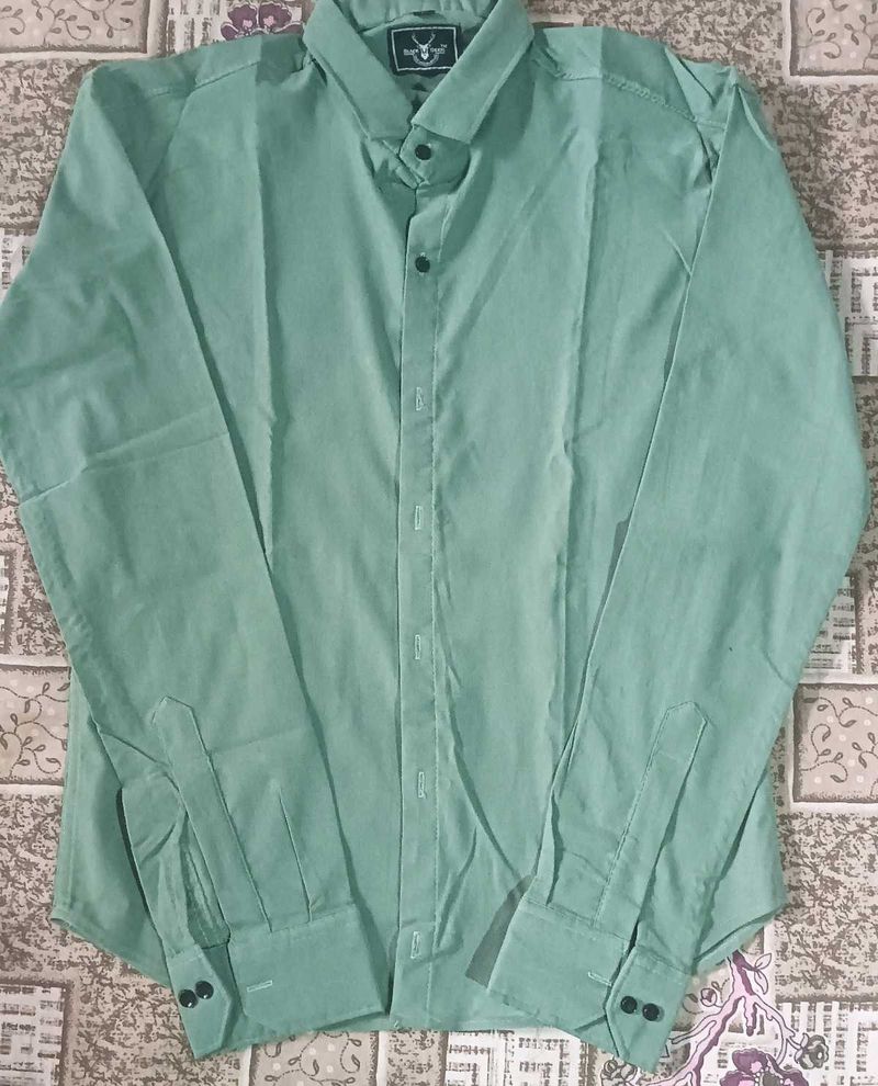 Black deer Green Casual Shirt
