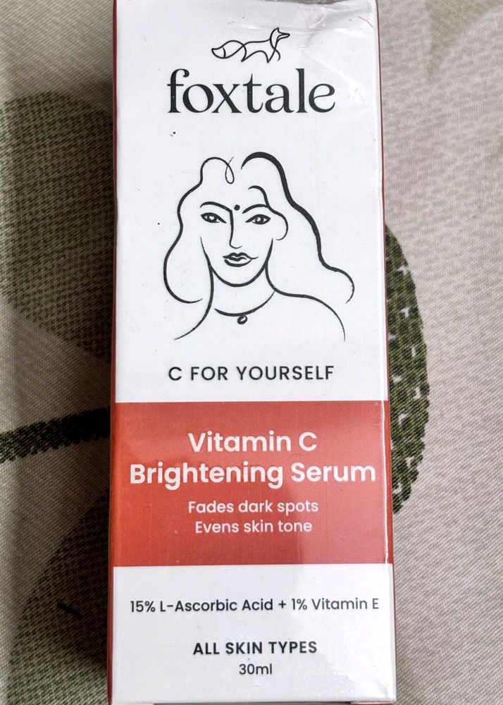 ✨ Foxtale Vitamin C Brightening Serum (30ml) ✨Bran