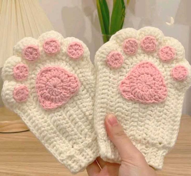 Cute Cat Paw Gloves