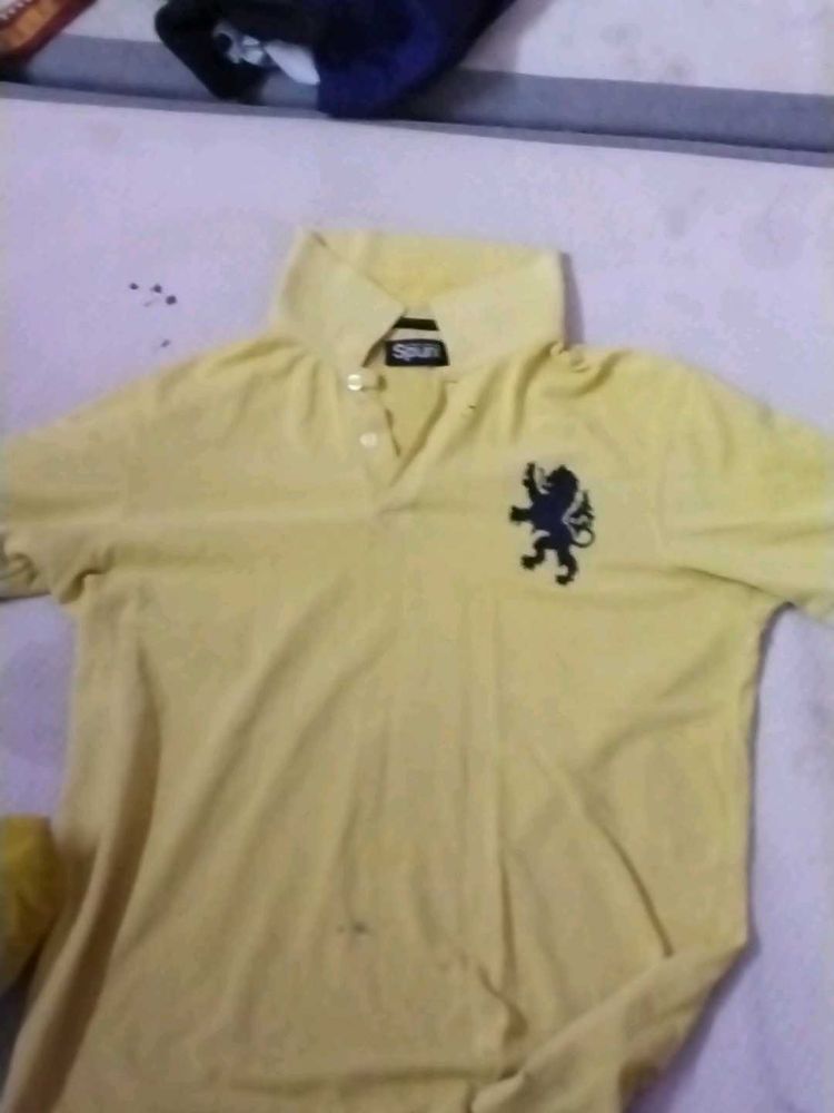 Spun Tshirt Yellow ( Used)