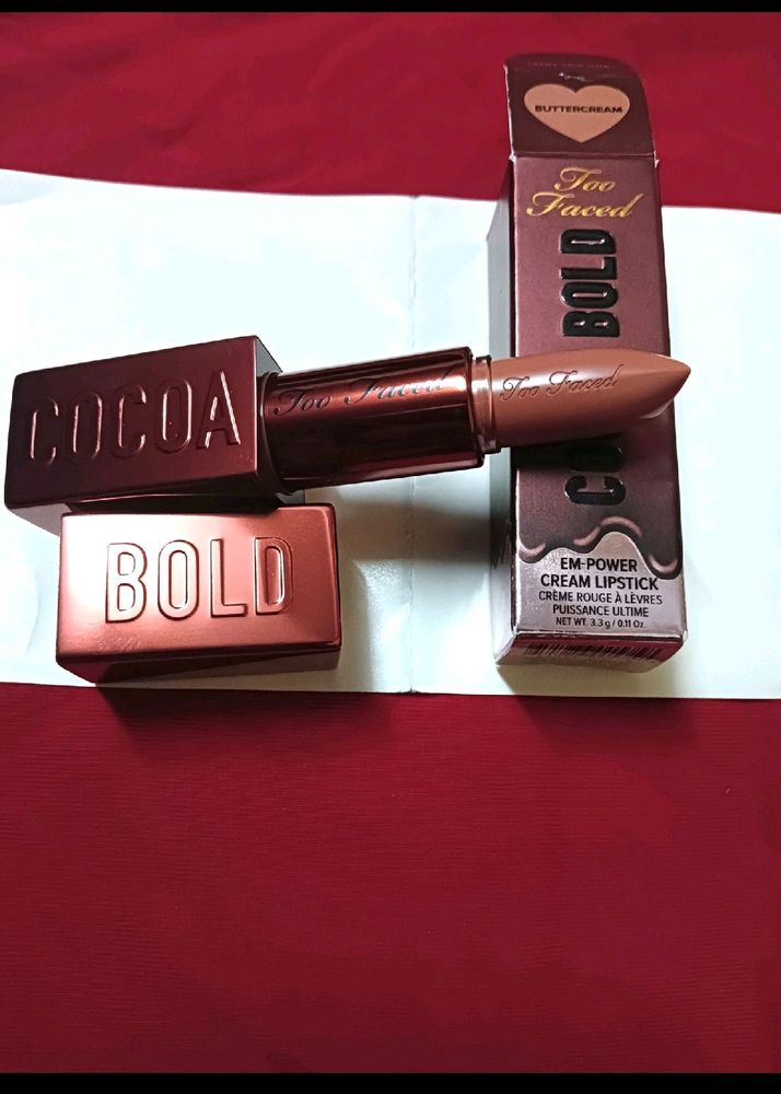 Too Faced Cocoa Bold Lipstick Buttercream