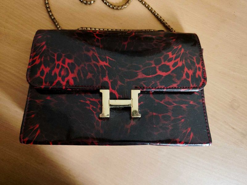 Classic Partywear Leopard Print Bag