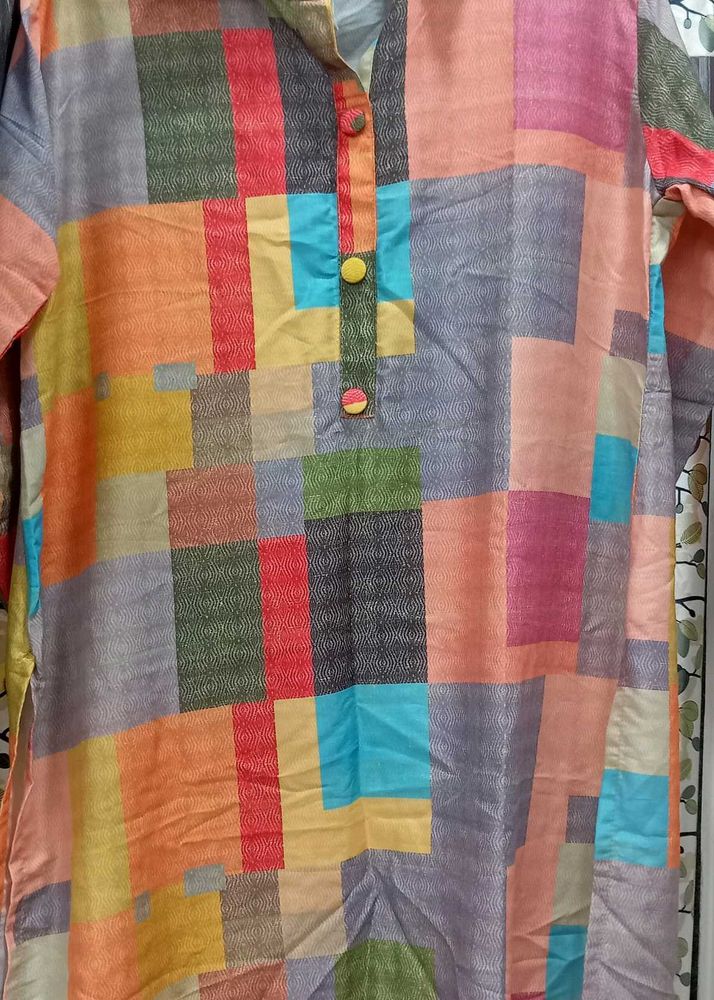 Colorful Patchwork Kurta