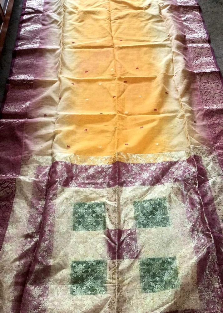 Bengal Handloom Saree Without blouse Piece