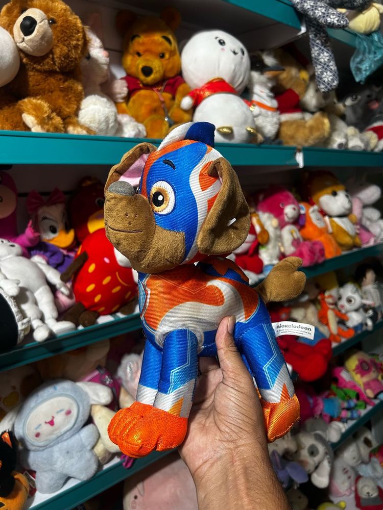 Paw Patrol Zuma Mighty Pups Super Paws Tall Plush