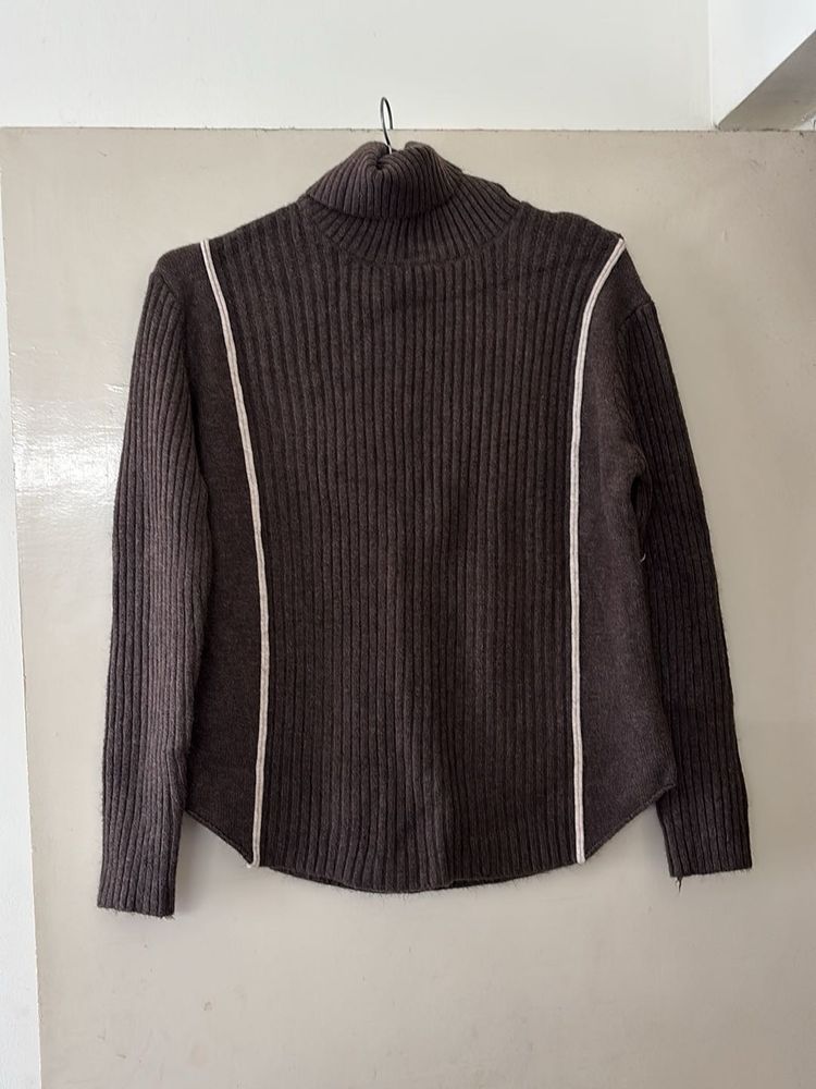 19 HIGH NECK KOREAN CARDIGAN