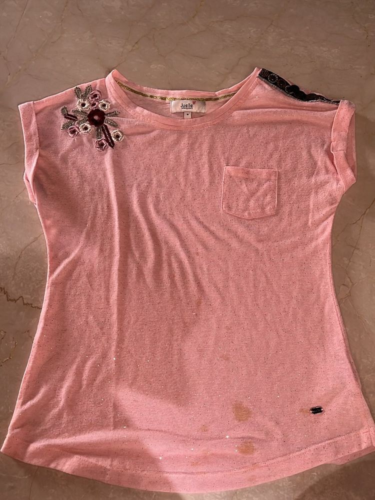 Pink Designer Top