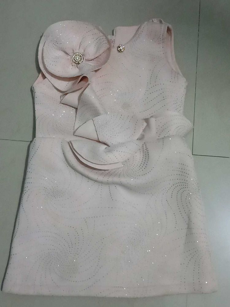 Blush Sparkle Party Dress