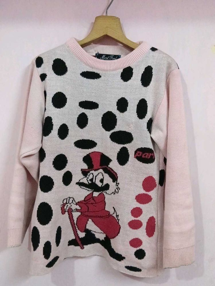 Duck Print Sweater