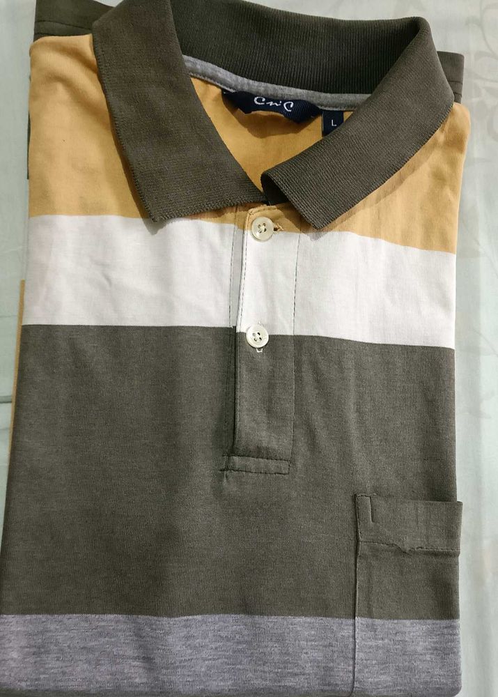 Striped Polo Shirt
