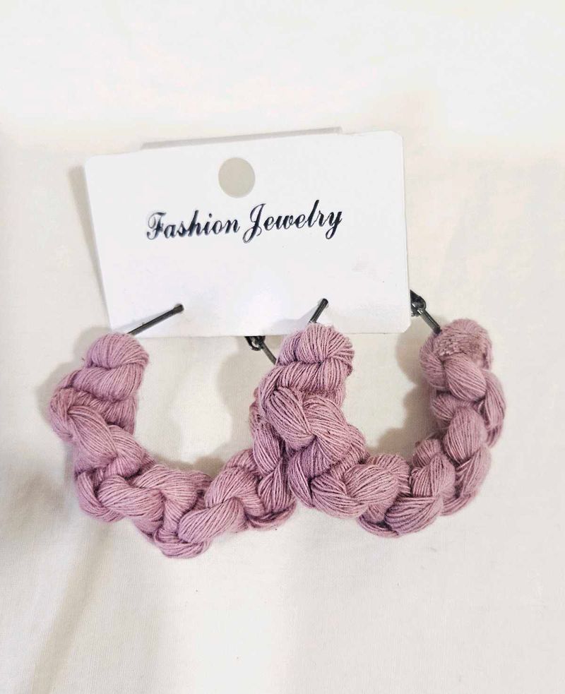 Braided Hoop Earrings