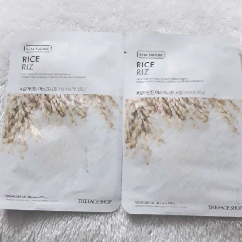 The face shop Real Nature Rice Fac