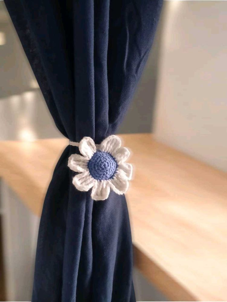 Floral Curtain Tieback pair