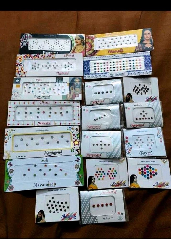 Assorted Bindis Collection