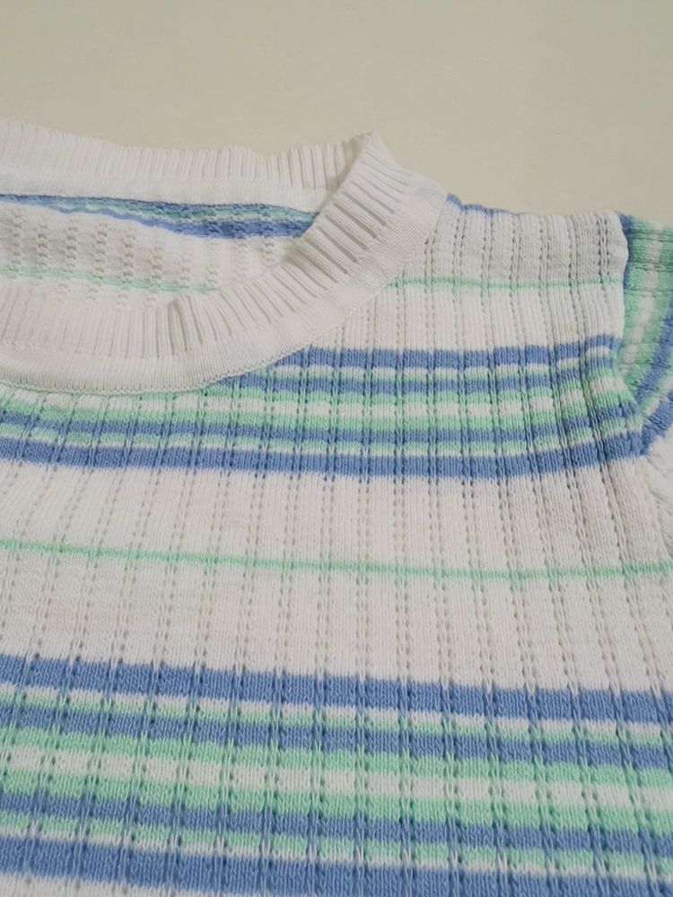 Striped Knit Sweater