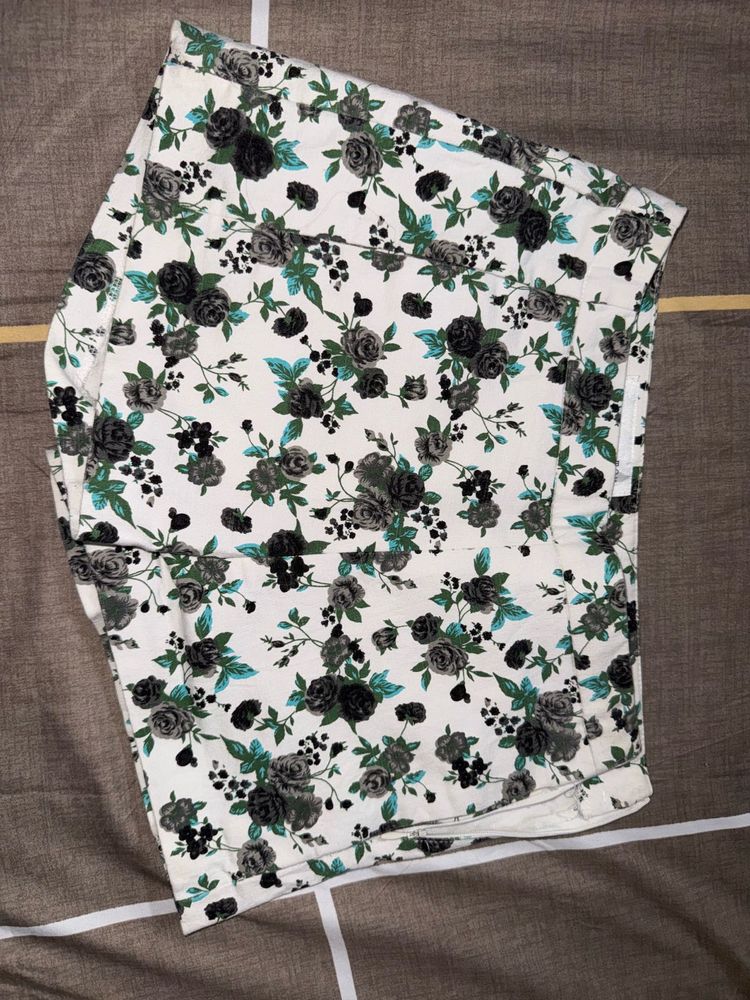 Floral Print Shorts