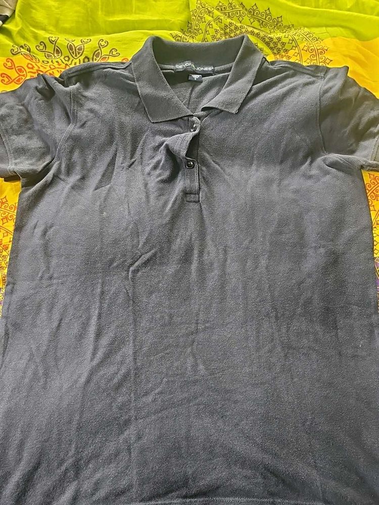 Classic Black Polo T-Shirt