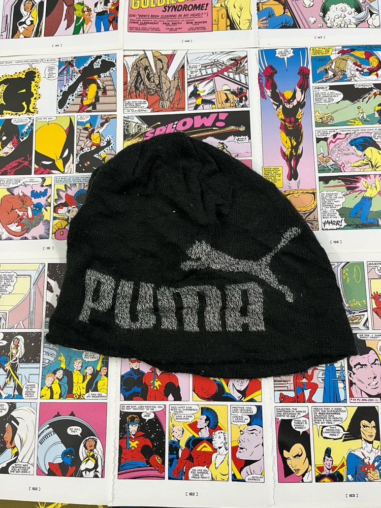 Puma Black Beanie Hat