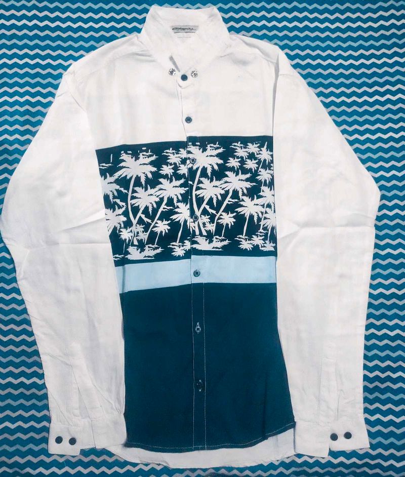 Slim Fit White Button Down