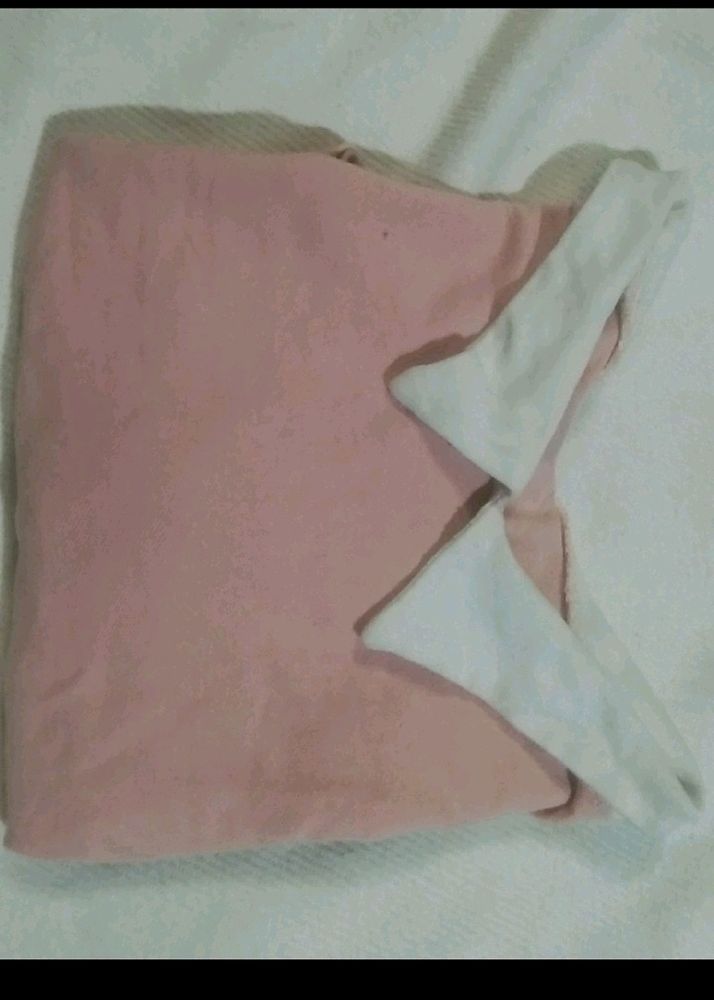 Light Pink Crop T Shirt Women