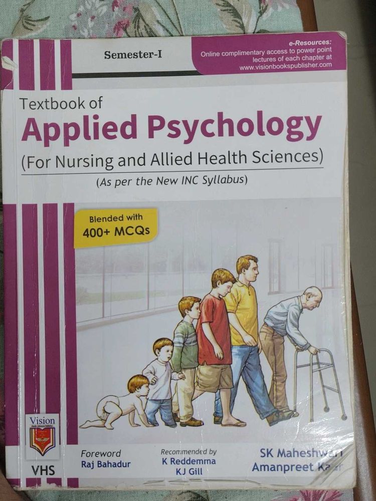 It&#39;s A Psychology Book For 1 Year Nursing Students