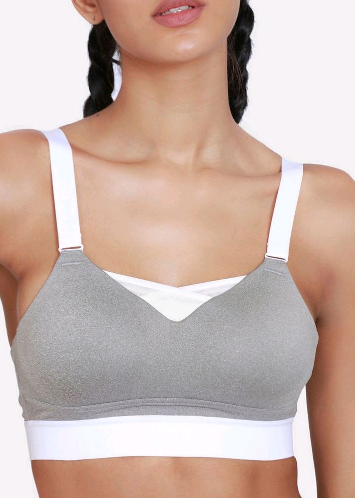 Zelocity High Impact Quick Dry Padded Sports Bra