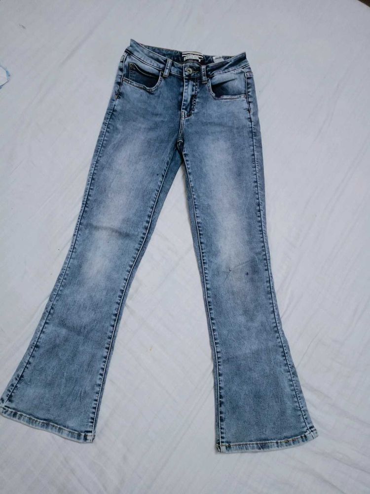 Flare Leg Denim Jeans