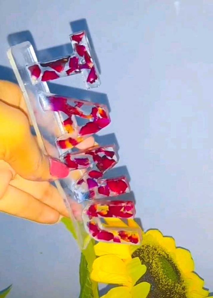 Resin Name Stand