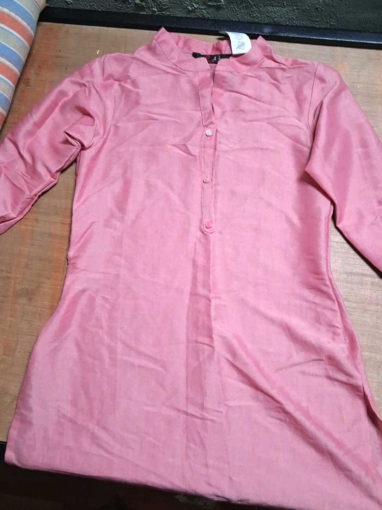 Pink Kurti Style Top