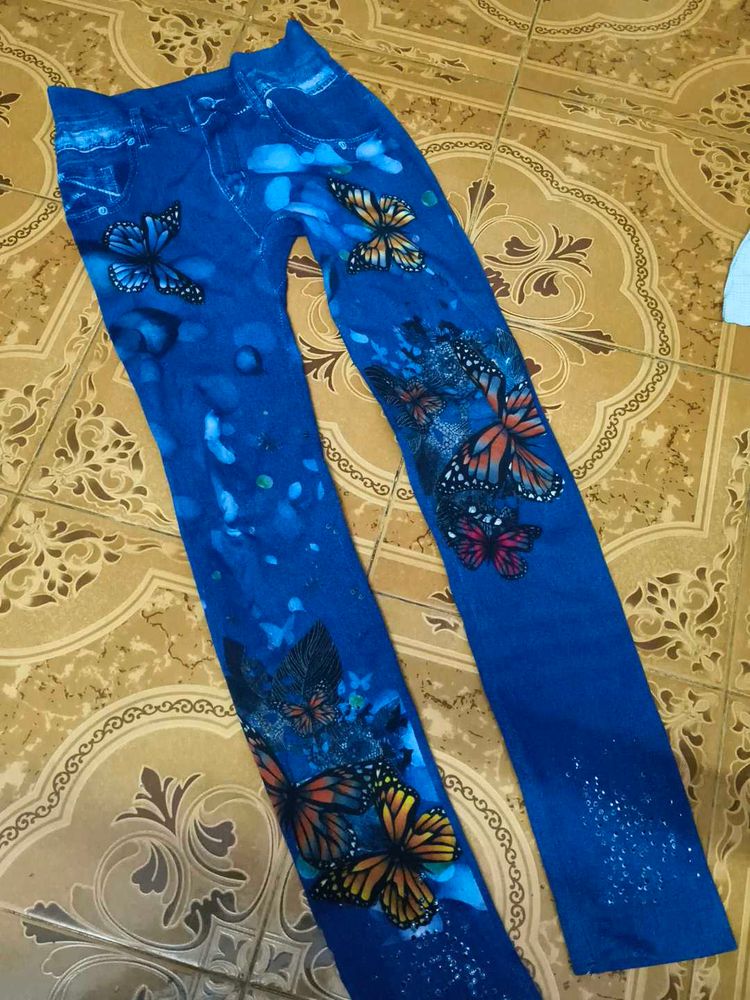 Butterfly Print Leggings