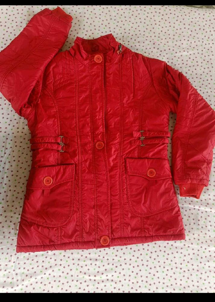 Red woollen Jacket