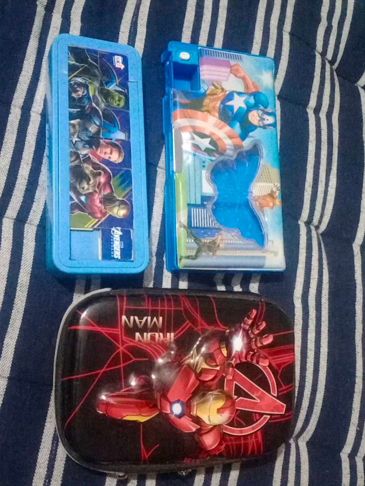 Marvel Pencil Boxes (Set of 3)