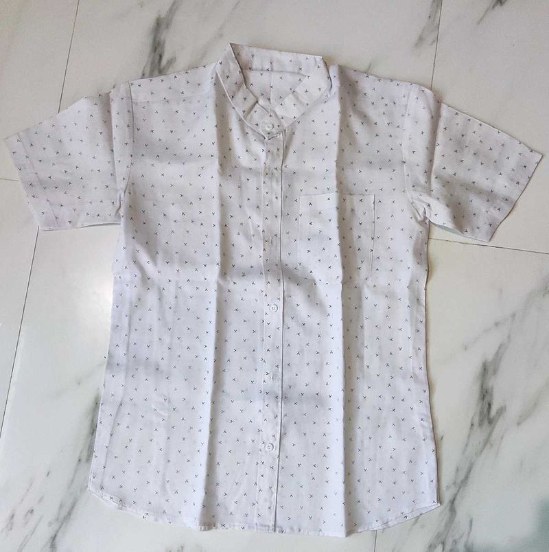 White Polka Dot Shirt