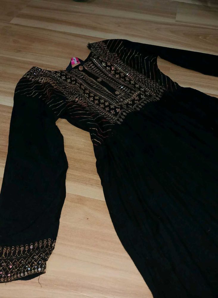Elegant Black Kurta